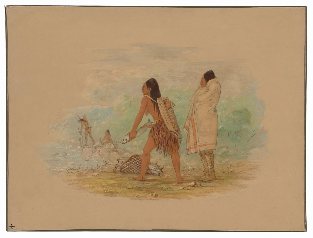 Flathode-indianere av George Catlin