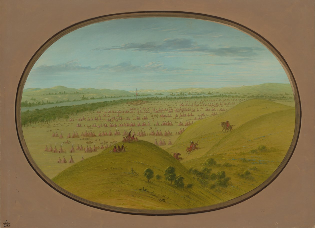 Fort Pierre, 18611869. av George Catlin