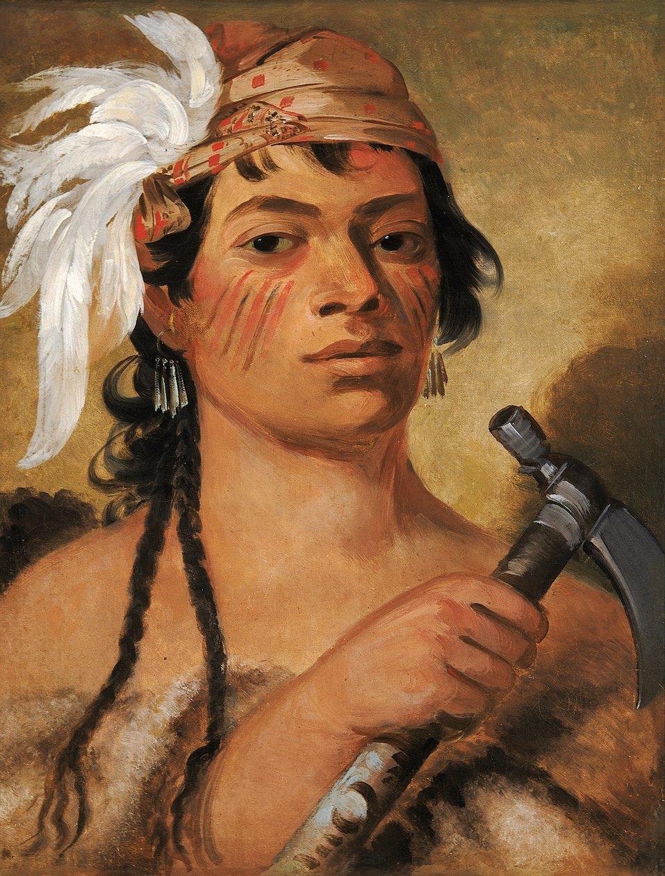 Good Hunter, a Warrior, 1831. av George Catlin