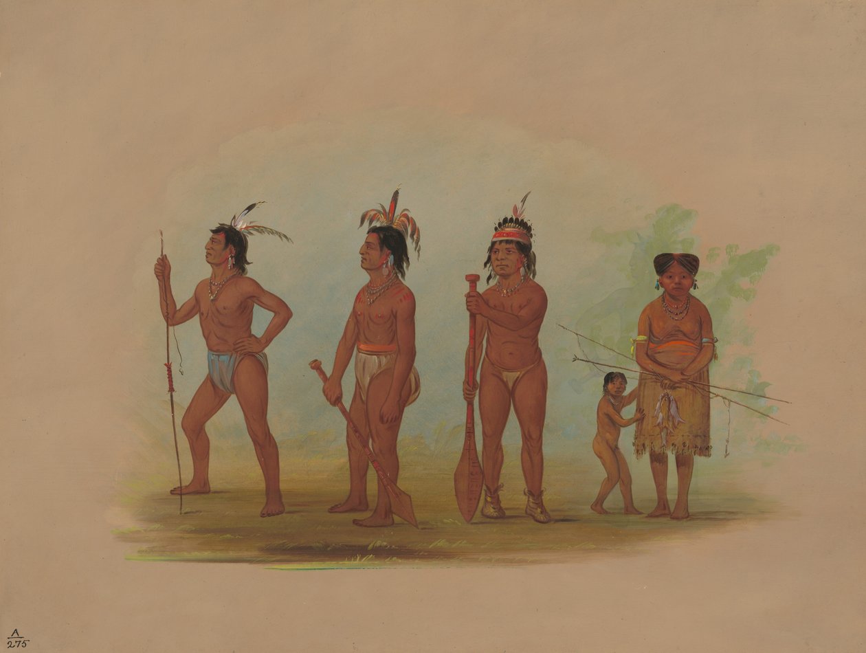 Clatsop-indianere, 18551869. av George Catlin