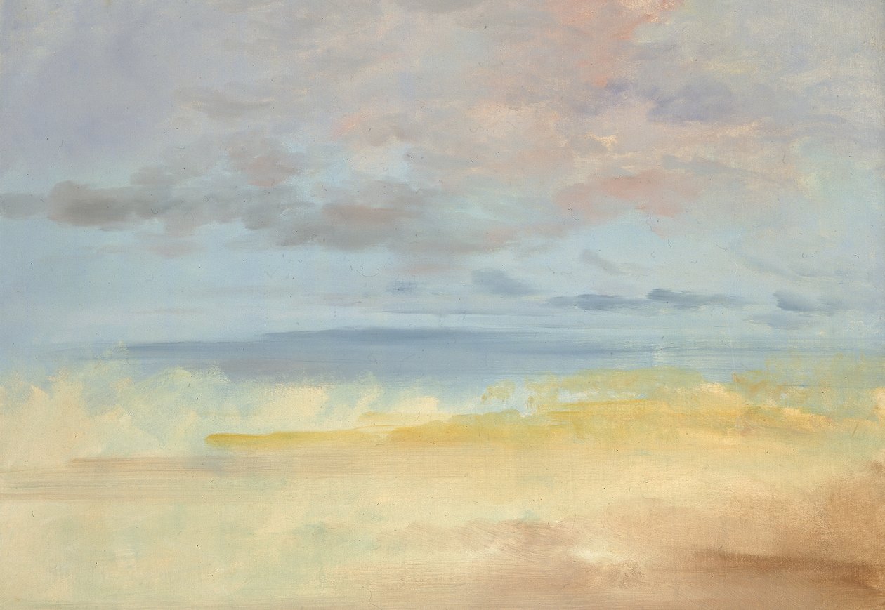 Landskapsbakgrunn, 1846-1848. av George Catlin