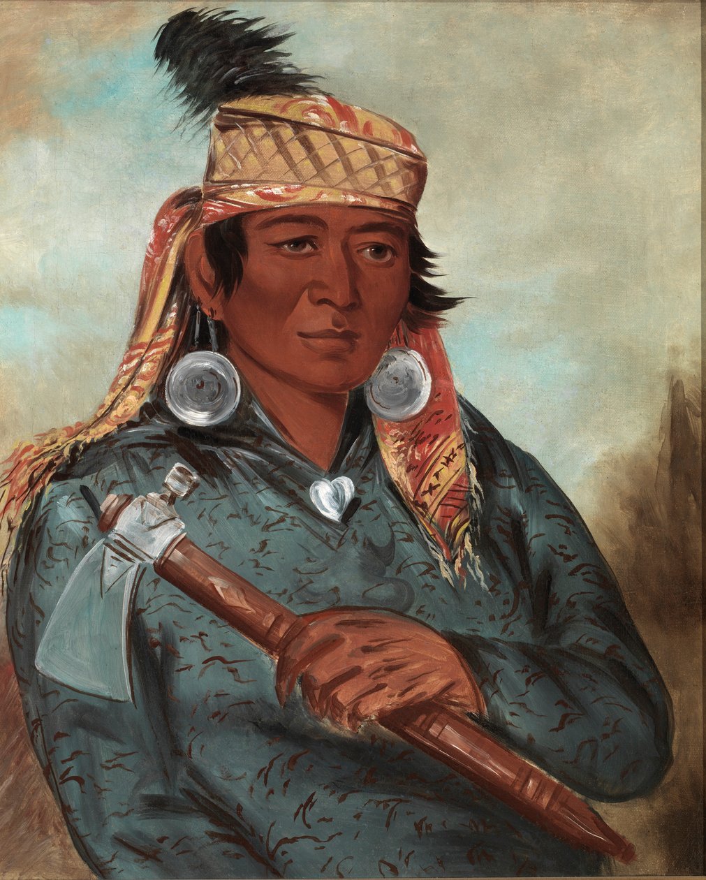 Wáh-pe-say, The White, 1830. av George Catlin