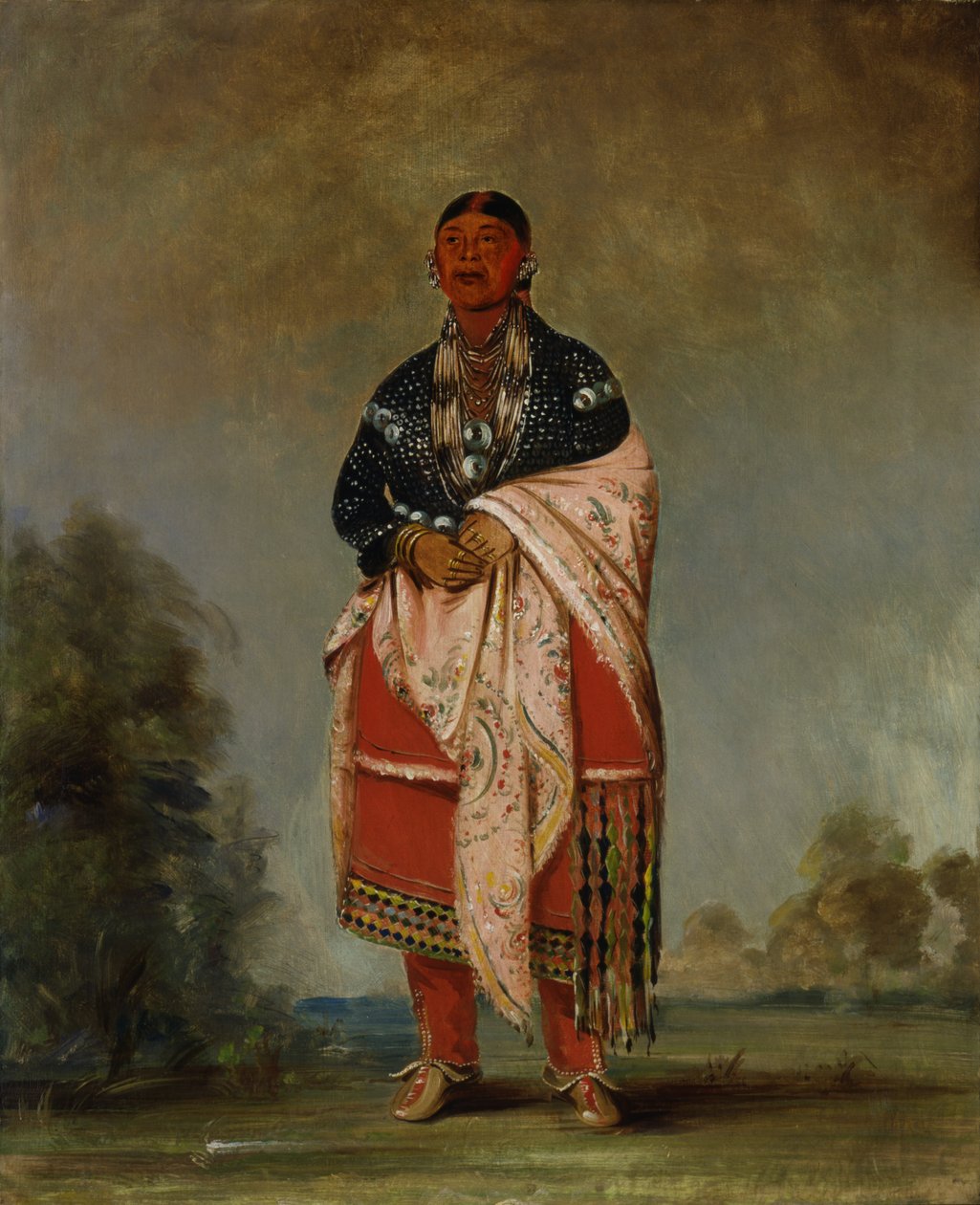 Kone til Kee-o-kúk, 1835. av George Catlin