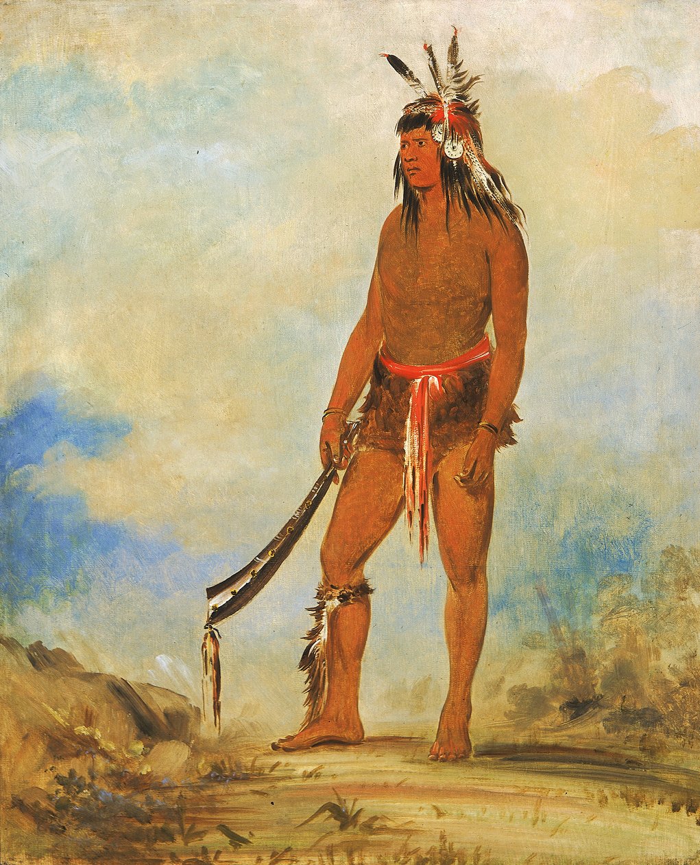 Won-de-tów-a, The Wonder, 1835. av George Catlin