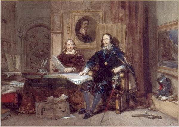 Charles I og hans sekretær av George Cattermole