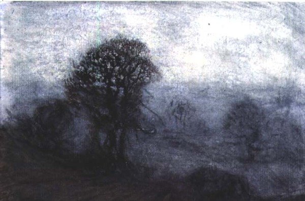 En vinterkveld av George Clausen