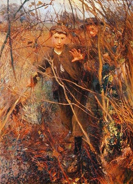 Gap in the Hedge av George Clausen