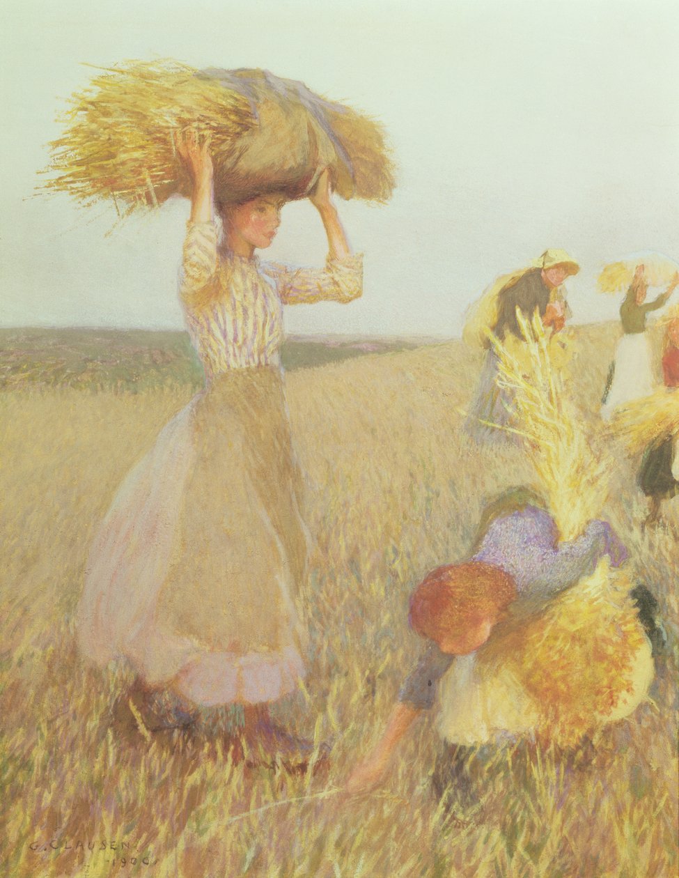 The Gleaners av George Clausen