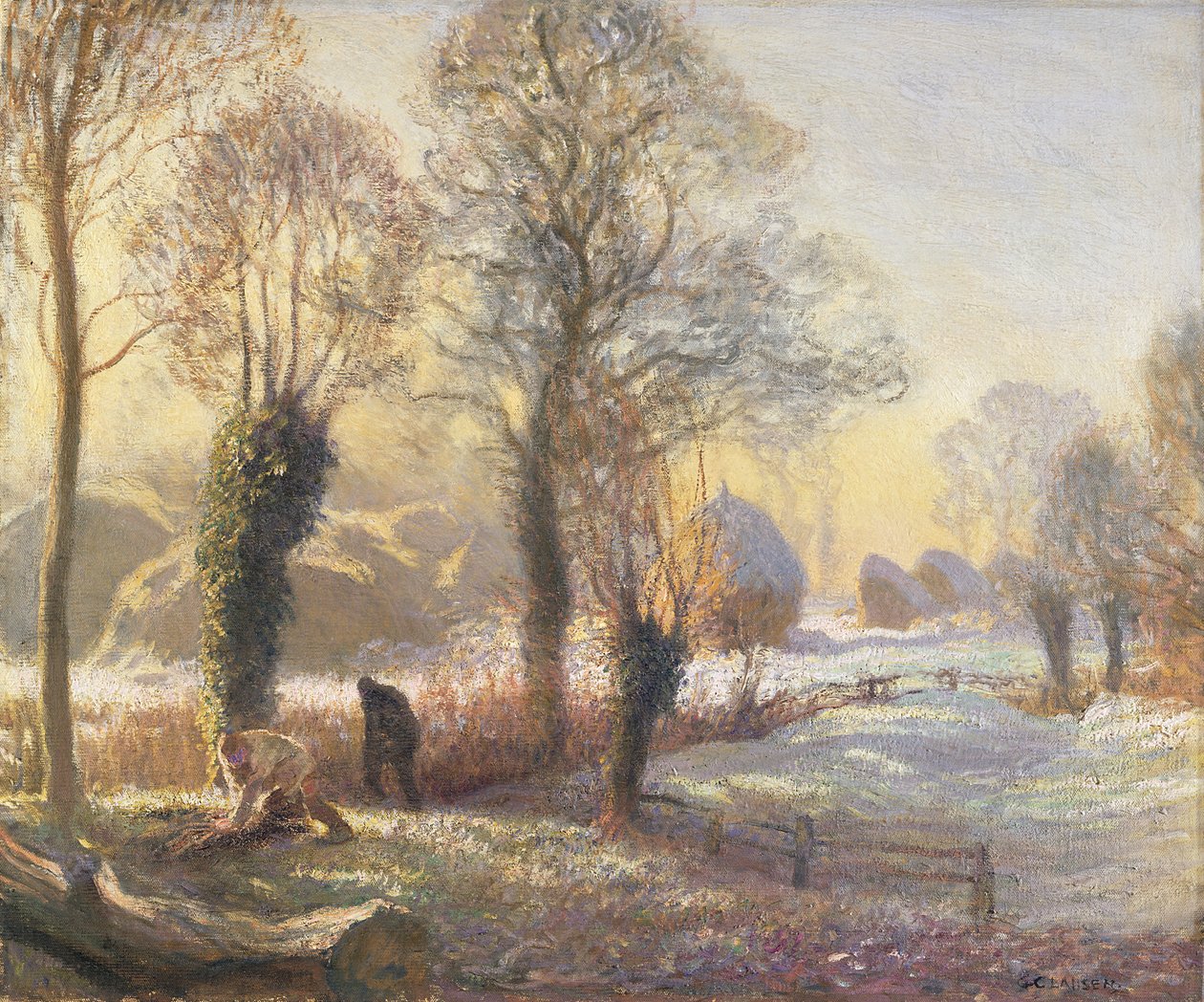 Vintermorgen av George Clausen