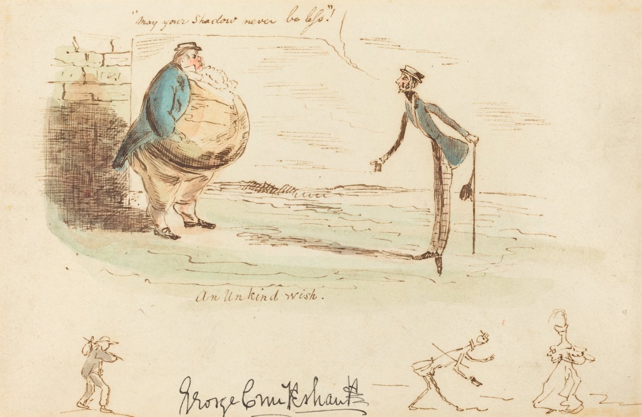 Et uvennlig ønske av George Cruikshank