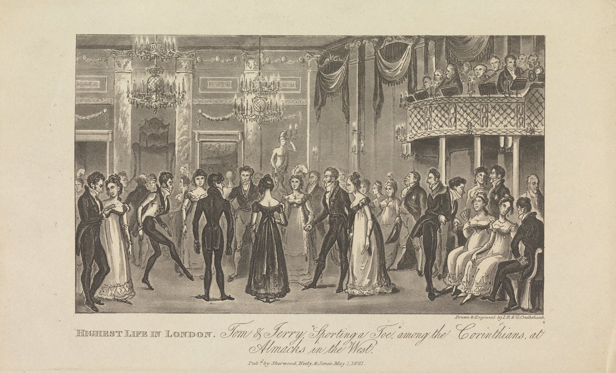 Høyeste liv i London ... av George Cruikshank