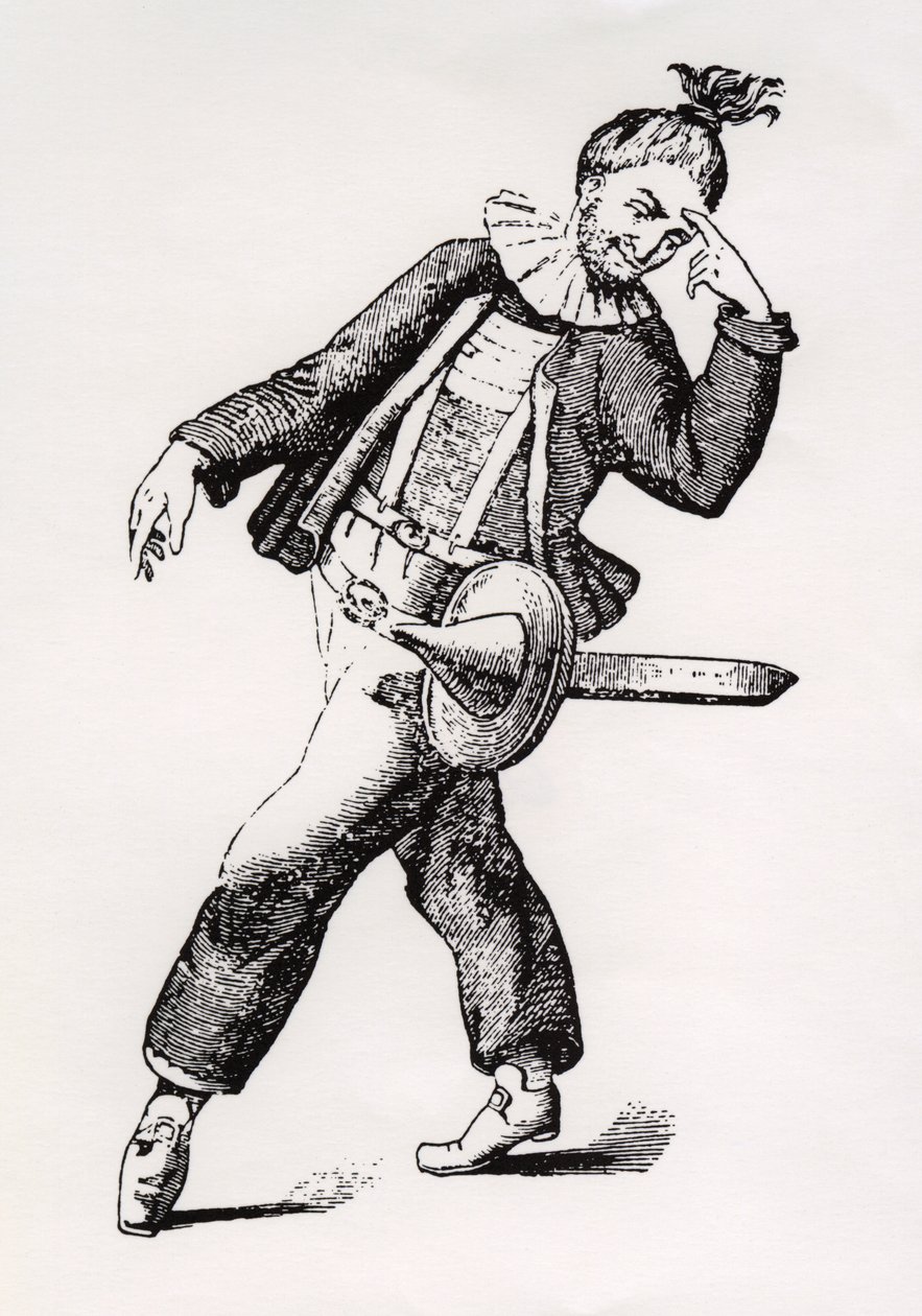 Kasper Punch, 1800-tallet. av George Cruikshank