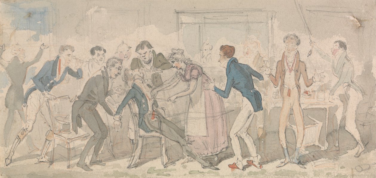 The Fainting Fit av George Cruikshank