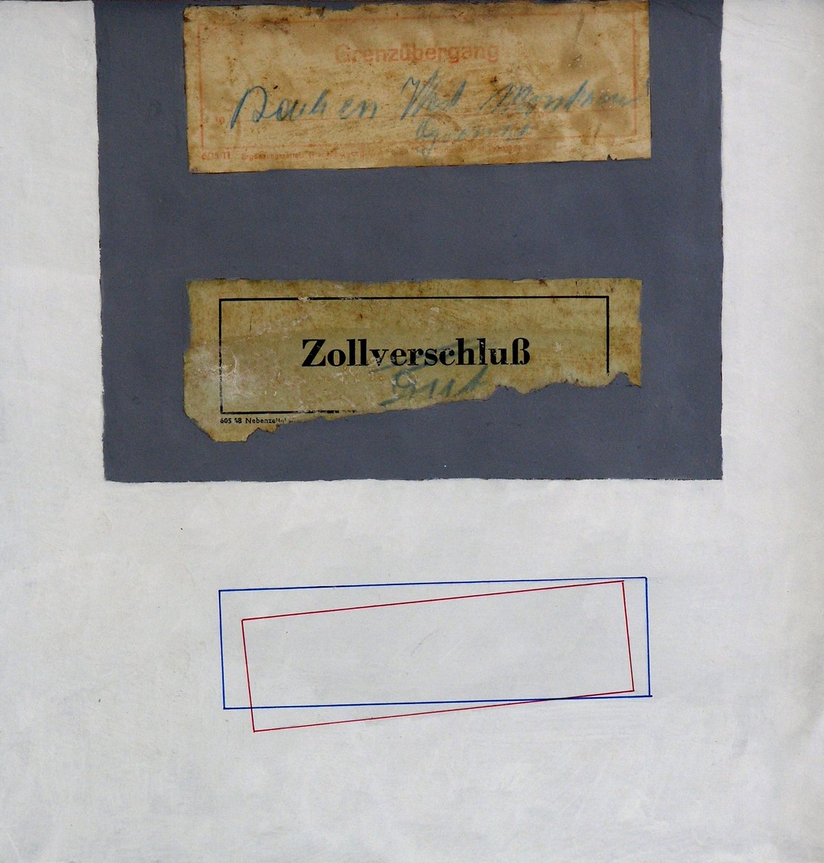 CCC (Customs Clearance Collage) (blandet media) av George Dannatt