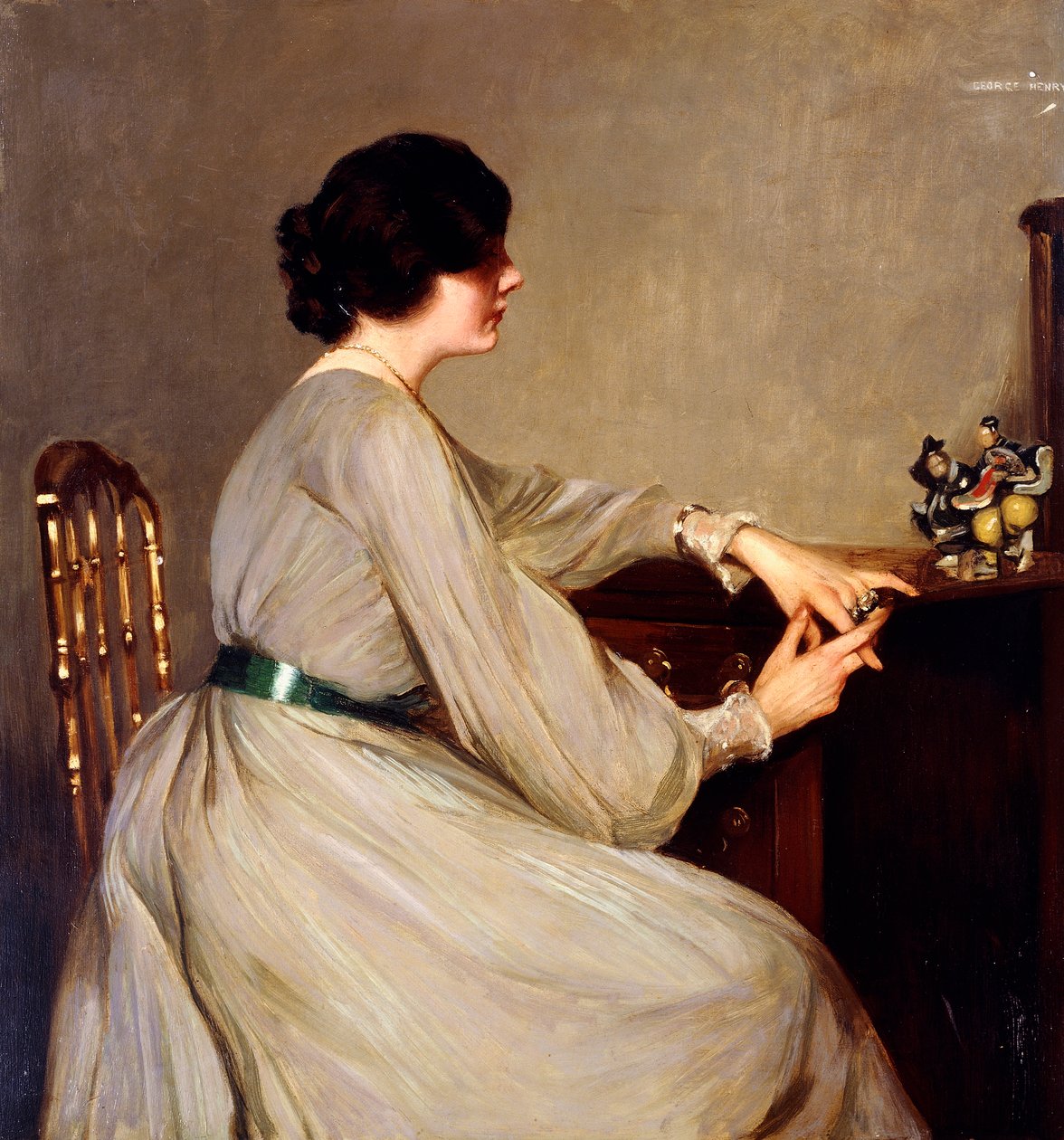 Dame i grått av George F. Henry