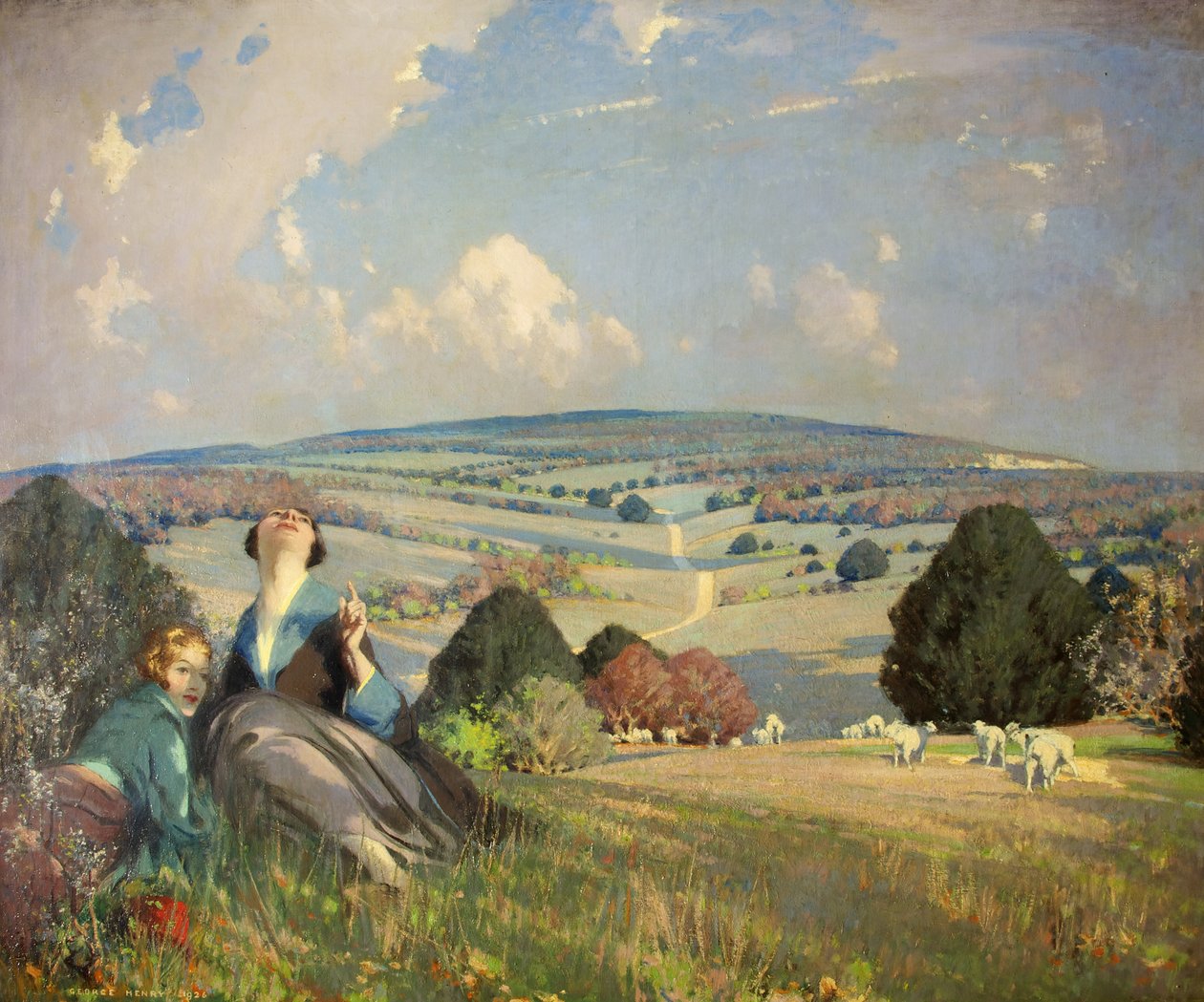 Lerken, 1926 av George F. Henry