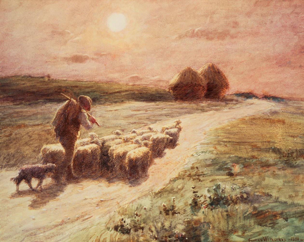 Slutten av dagen, 1890 av George Faulkner Wetherbee