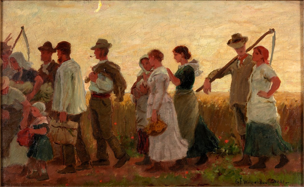Harvest Moon, 1881 av George Faulkner Wetherbee