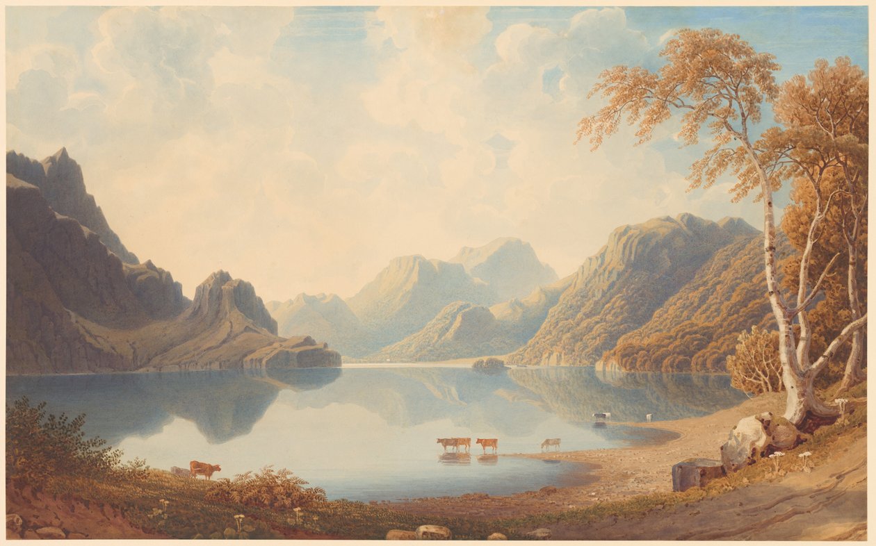 En innsjø i Skottland av George Fennel Robson