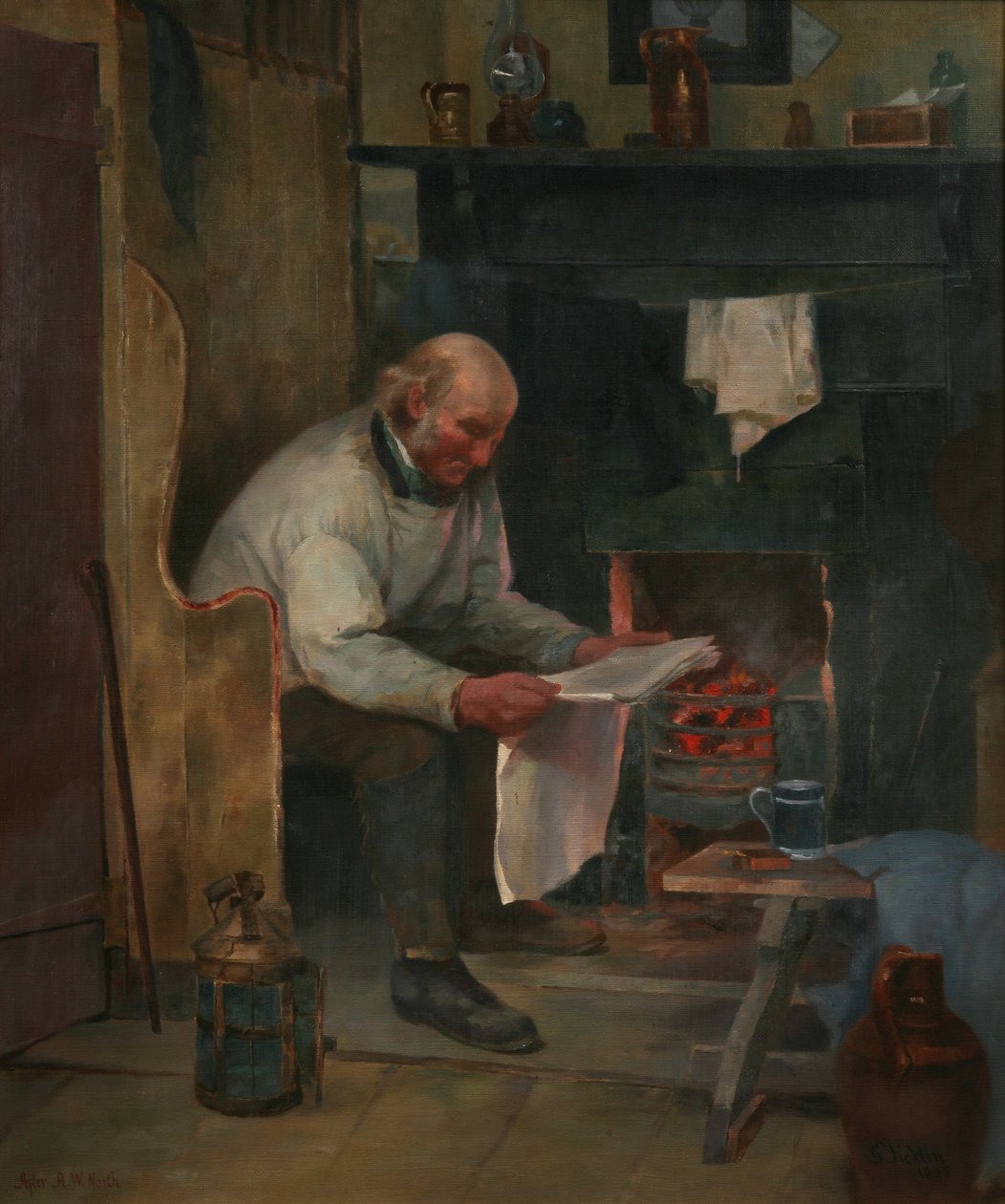 Tilfredshet, 1895 av George Ficklin
