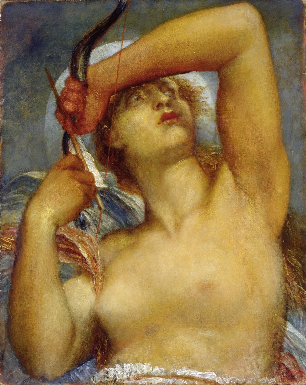 Artemis (olje på lerret) av George Frederick Watts