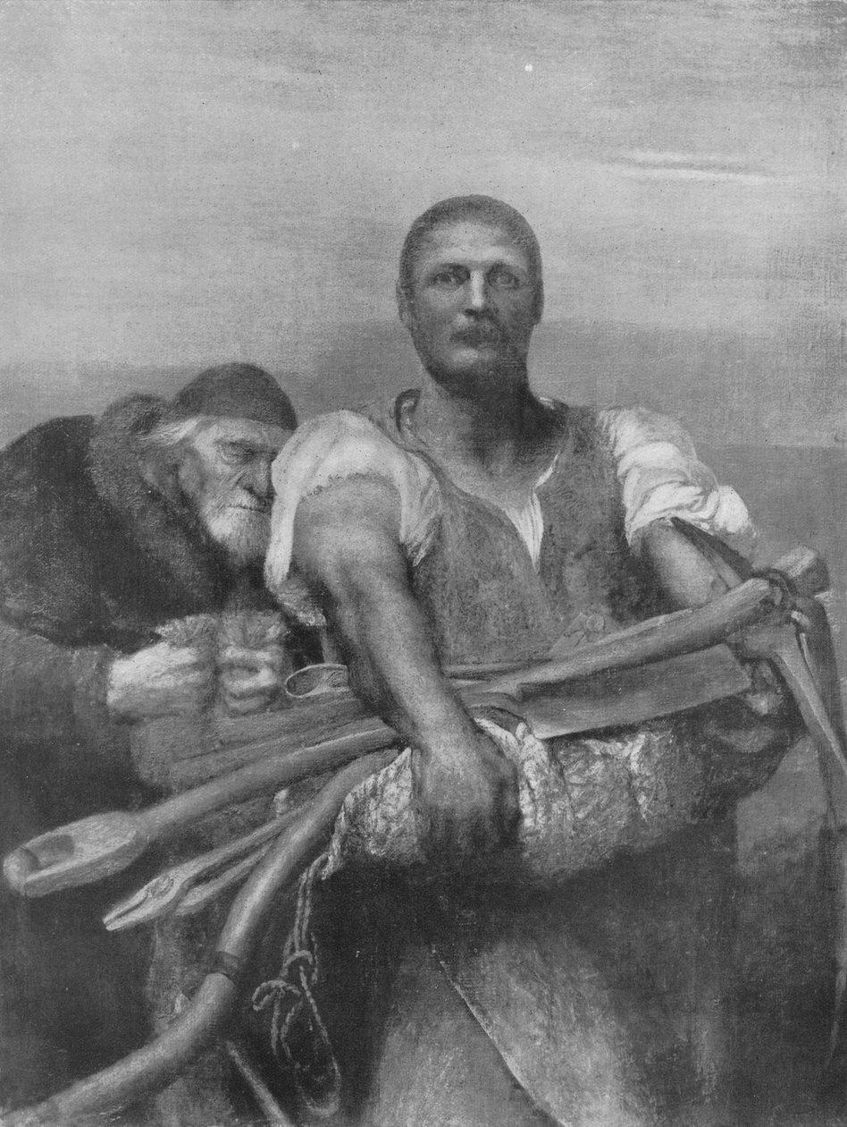 Industri og grådighet, c1900, 1917 av George Frederick Watts