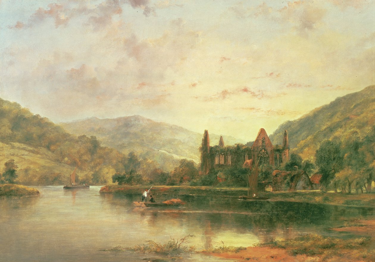 Tintern Abbey av George Frederick Watts