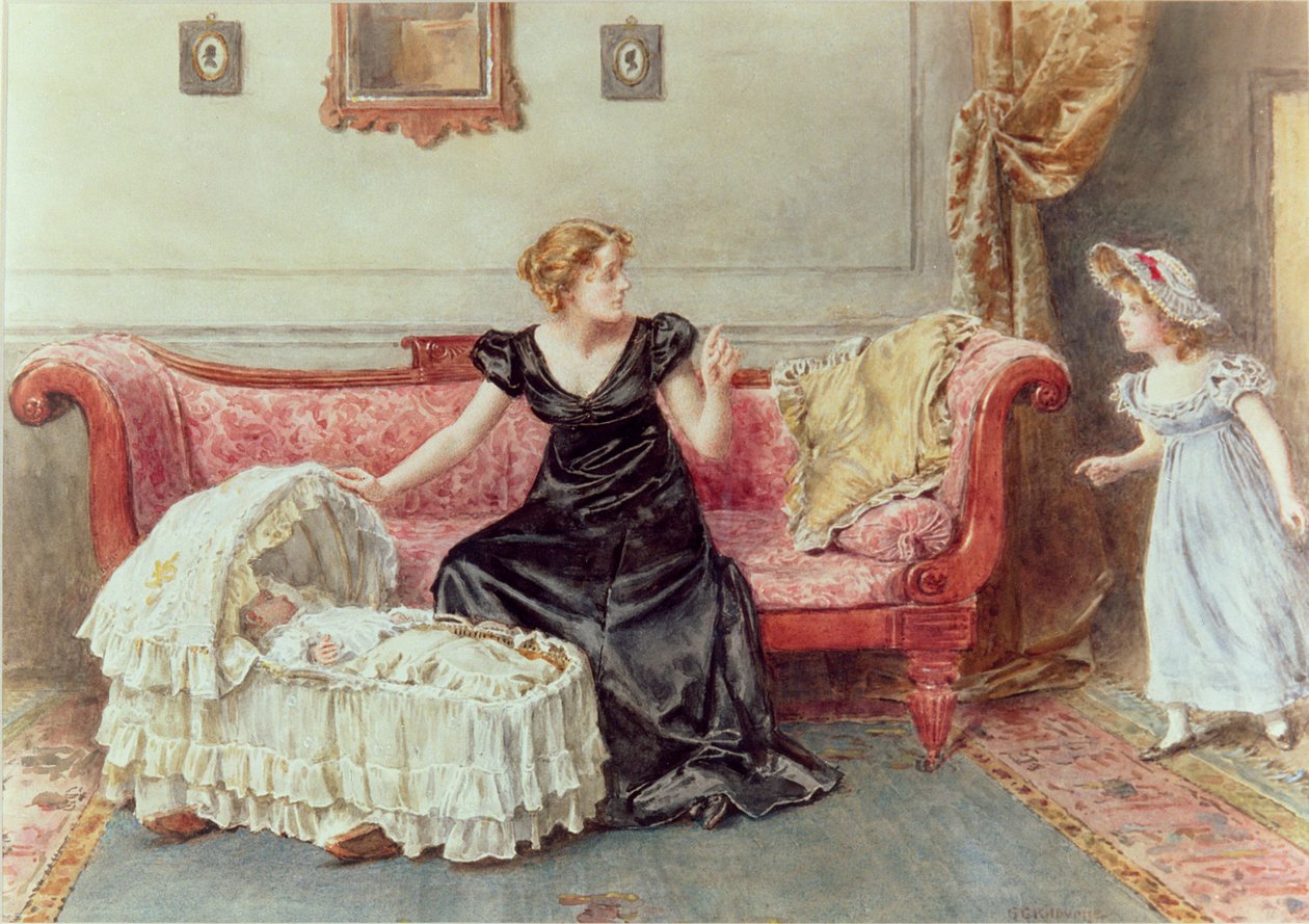 Hysj! av George Goodwin Kilburne