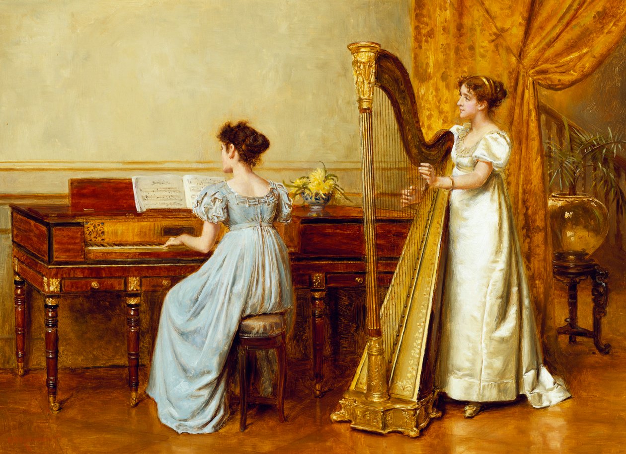 Musikkrommet av George Goodwin Kilburne