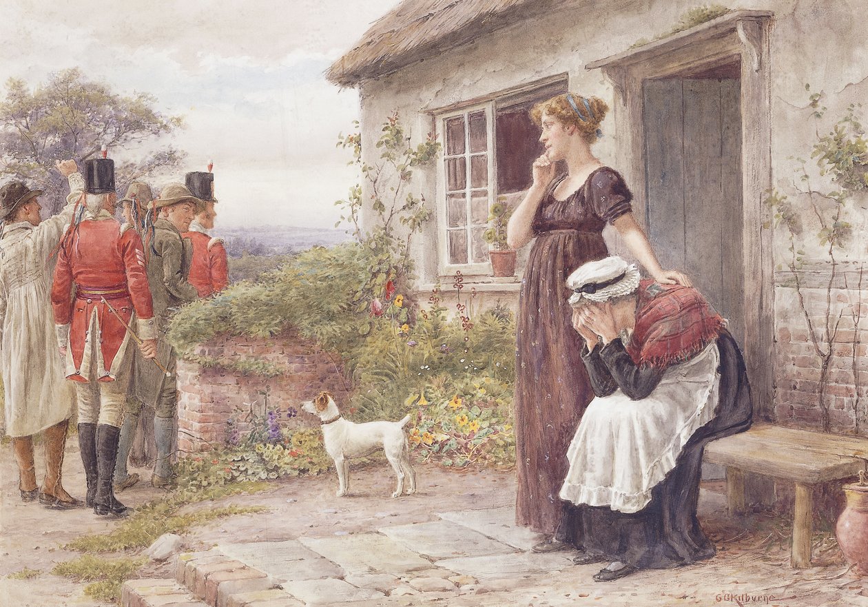 Pressegjengen, av George Goodwin Kilburne