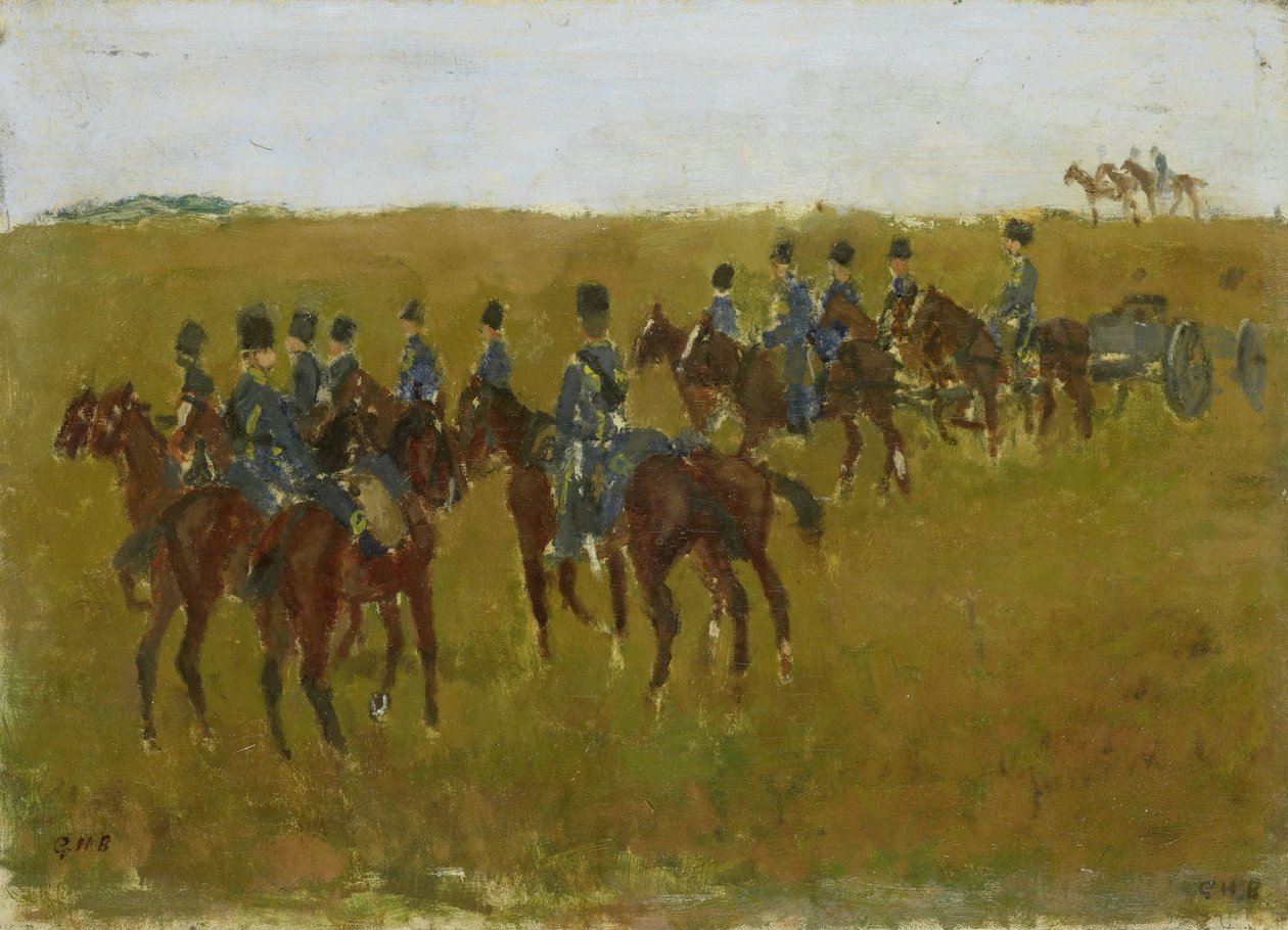 Artilleri på manøver av George Hendrik Breitner