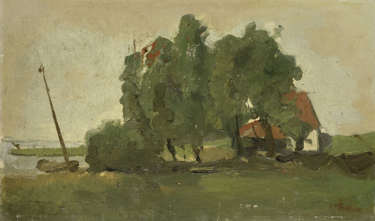 Gårdsgård av George Hendrik Breitner