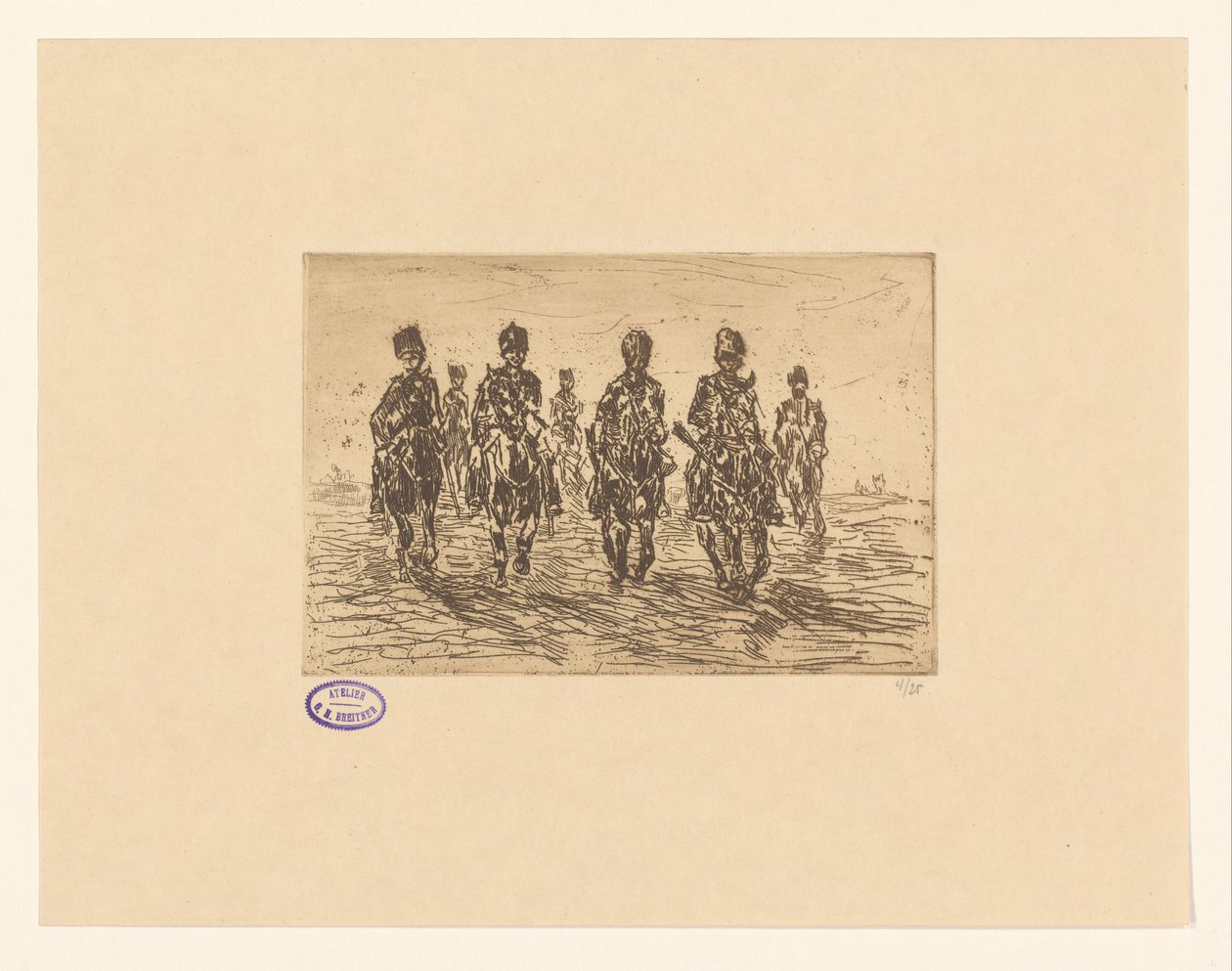 Husarer i galopp av George Hendrik Breitner