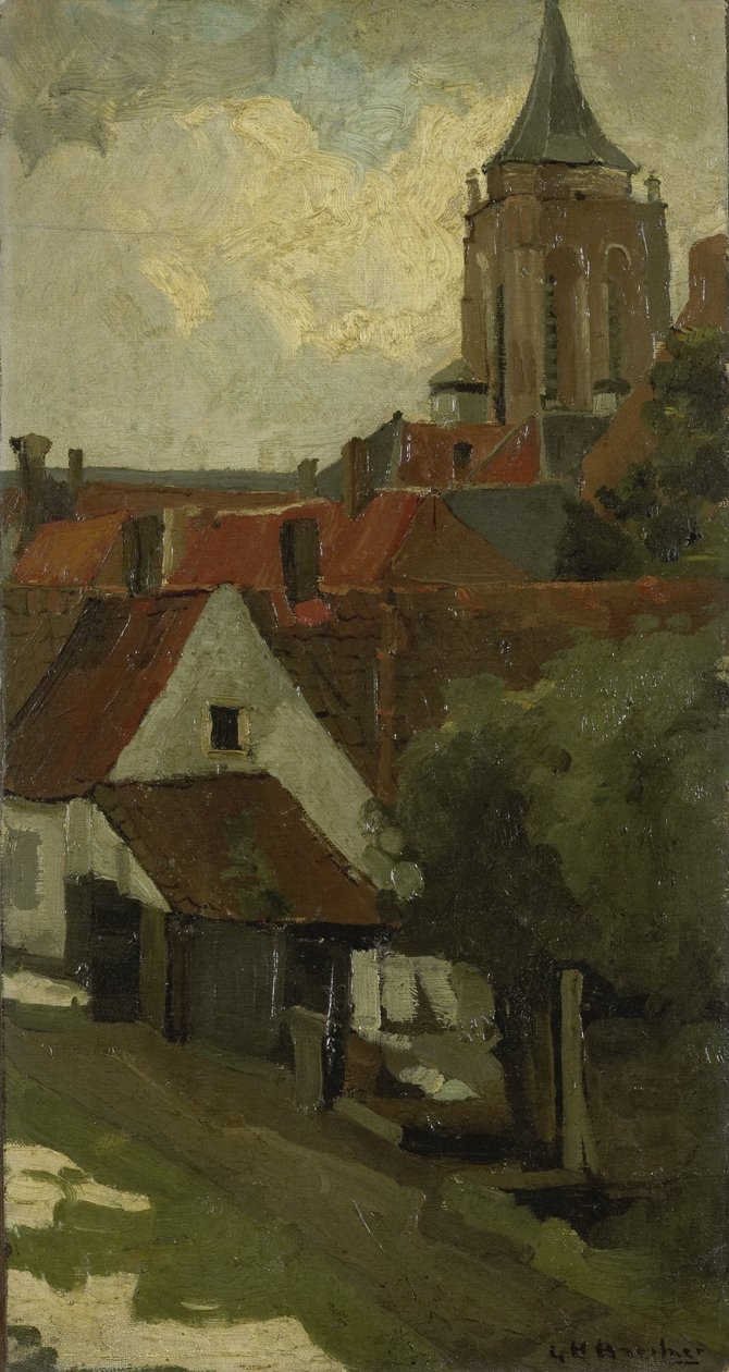 Tårnet i Gorkum av George Hendrik Breitner