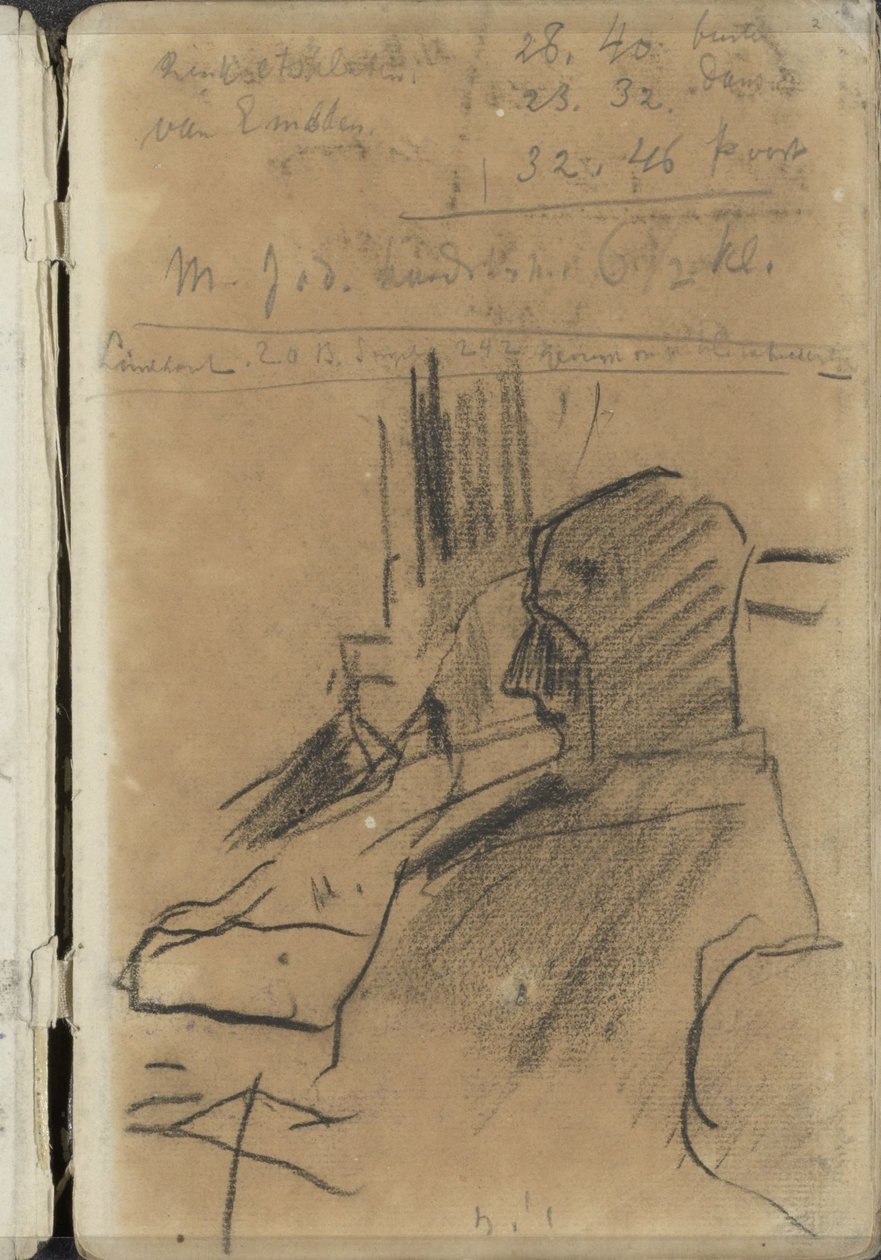 To sittende menn av George Hendrik Breitner