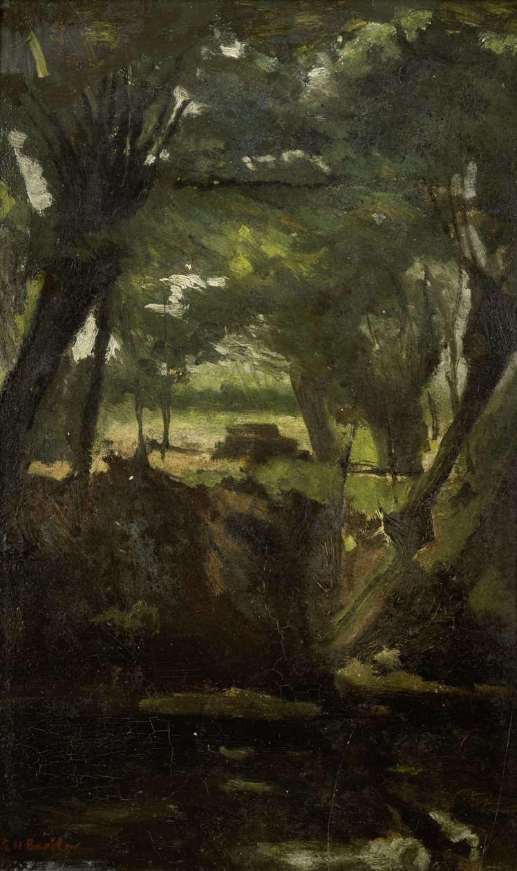 Utsikt i skogen av George Hendrik Breitner