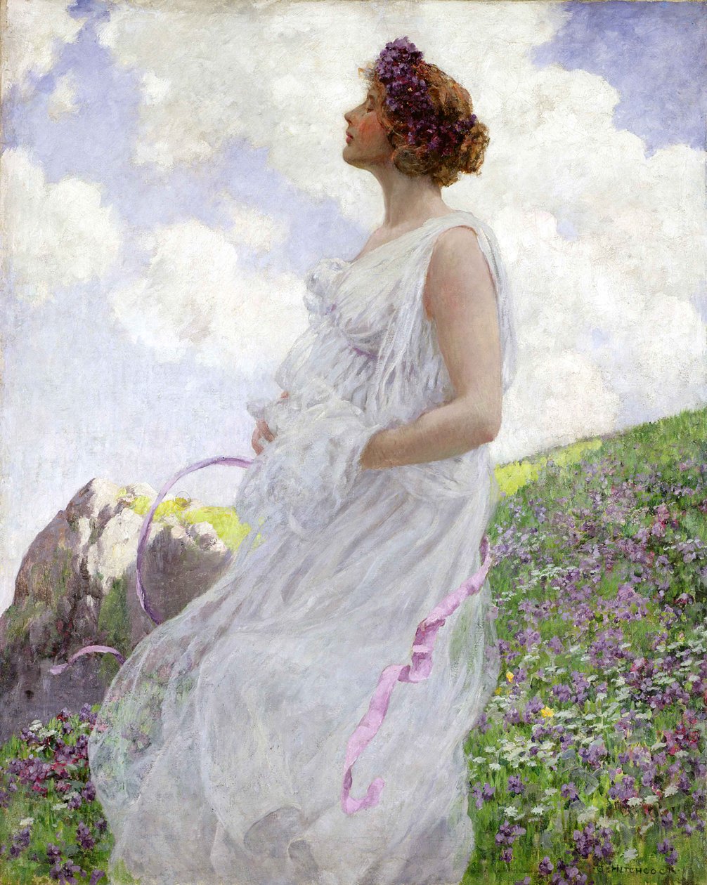 Calypso, ca. 1906 (olje på lerret) av George Hitchcock