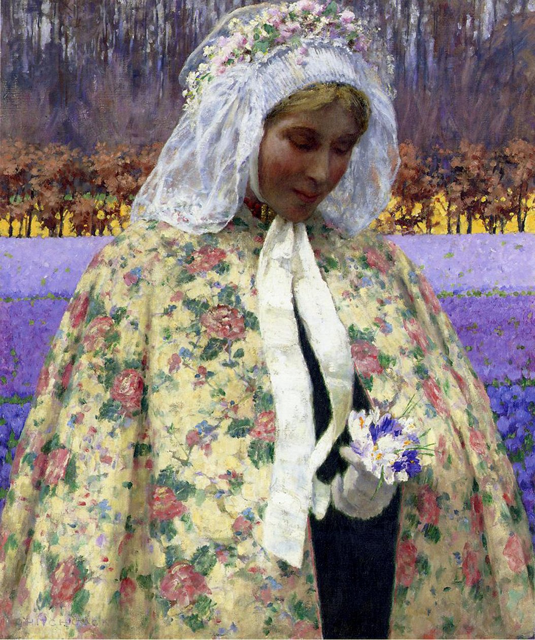 Påske, en brud i Brabant, ca. 1904 av George Hitchcock
