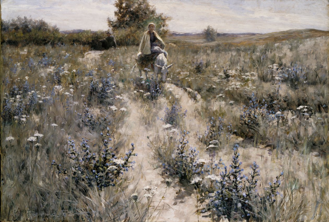 Flukten til Egypt, 1892. av George Hitchcock