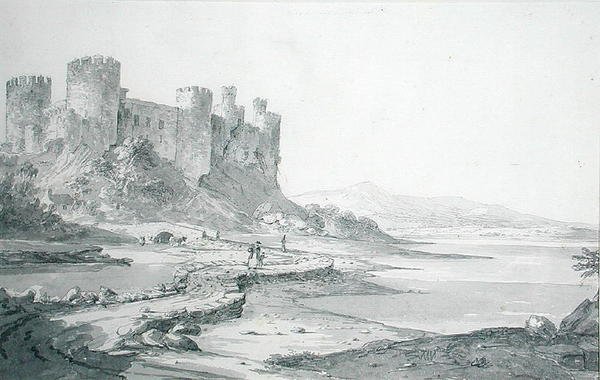 Conwy Castle av George Howland Beaumont
