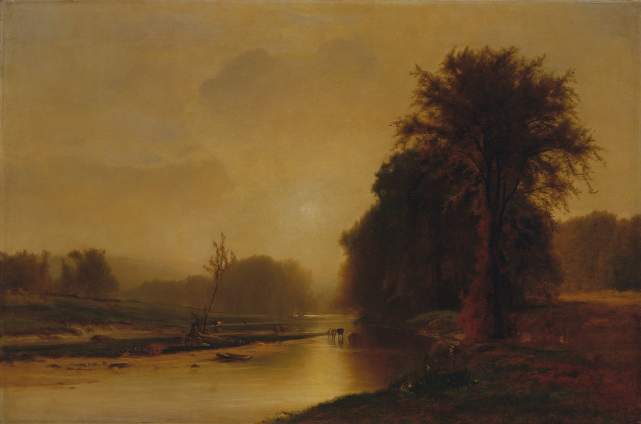 Autumn Meadows, 1869. av George Inness