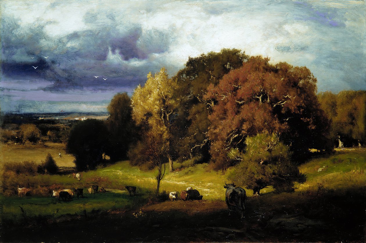 Autumn Oaks, ca. 1878. av George Inness