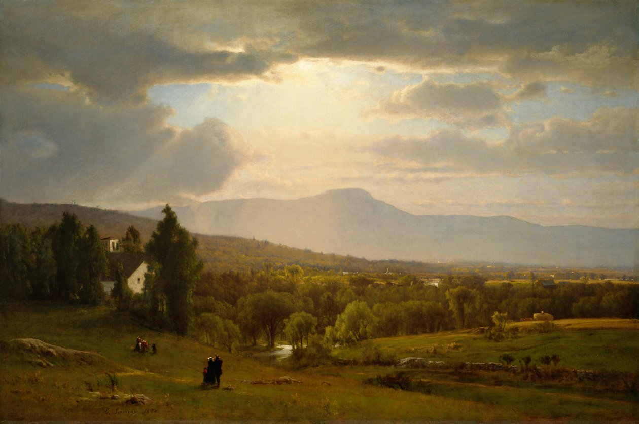 Catskill-fjellene av George Inness
