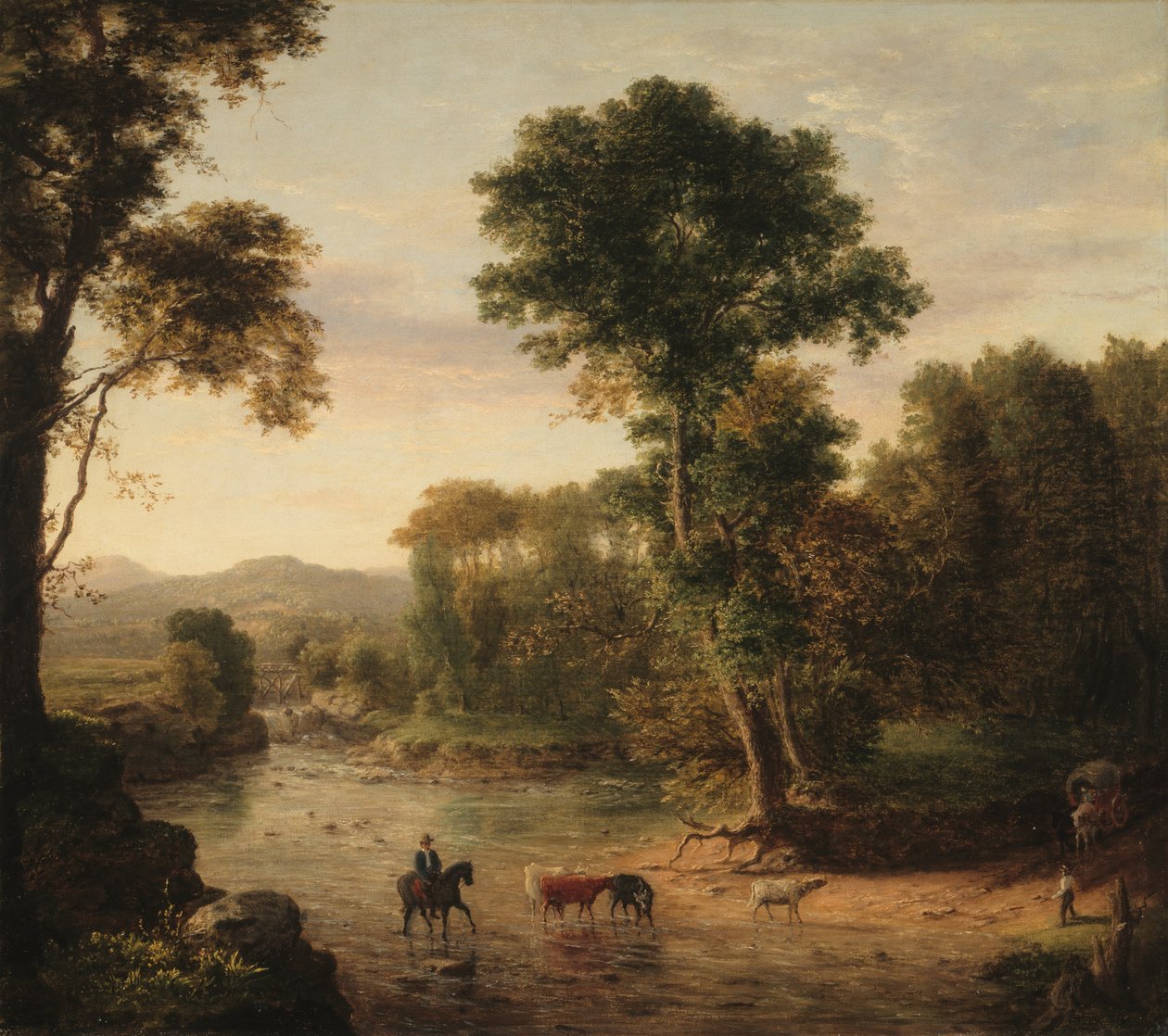 Crossing the Ford, 1848. av George Inness