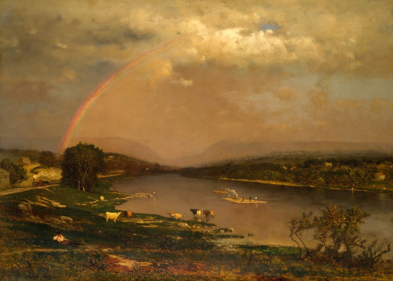 Delaware Water Gap, 1861. av George Inness