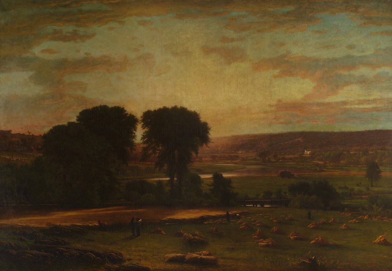Fred og overflod, 1865. av George Inness