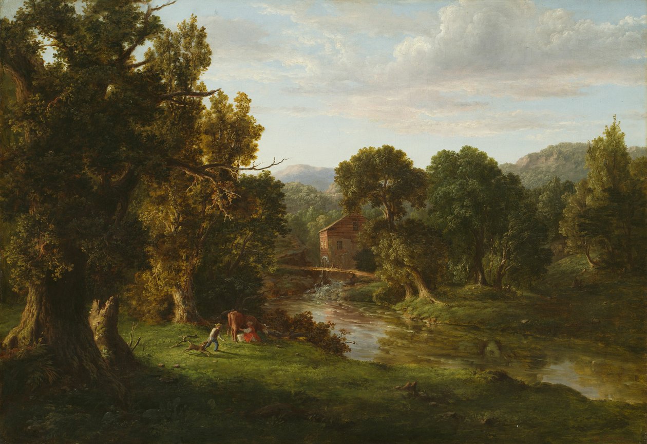 The Old Mill, 1849. av George Inness