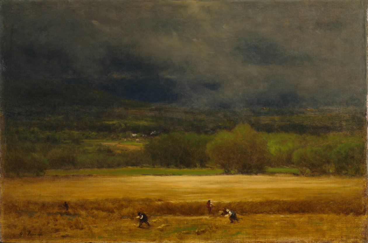 Hvetefeltet av George Inness