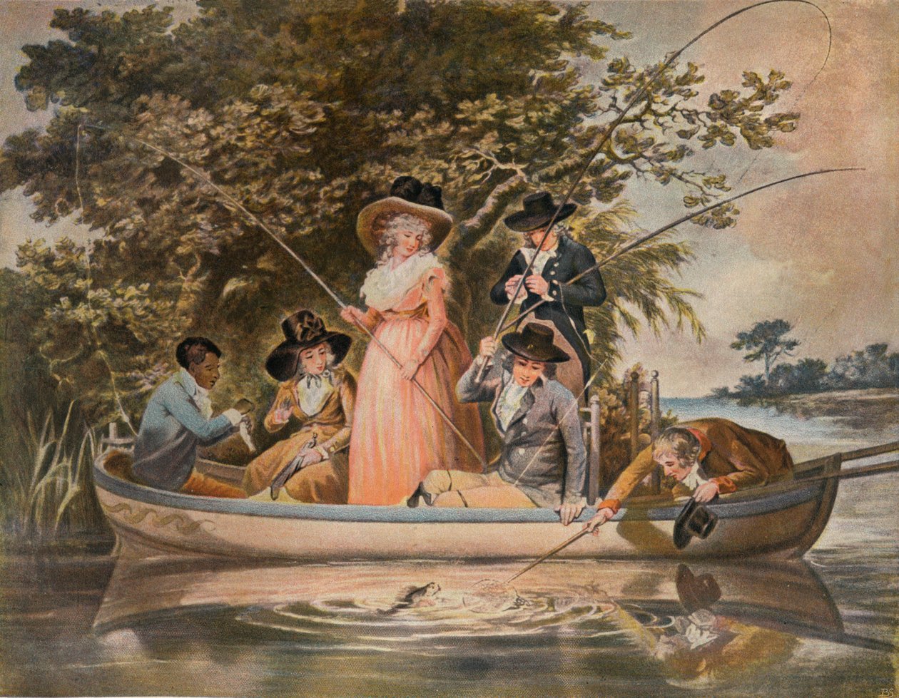 A Party Angling, 1789, 1902 av George Keating