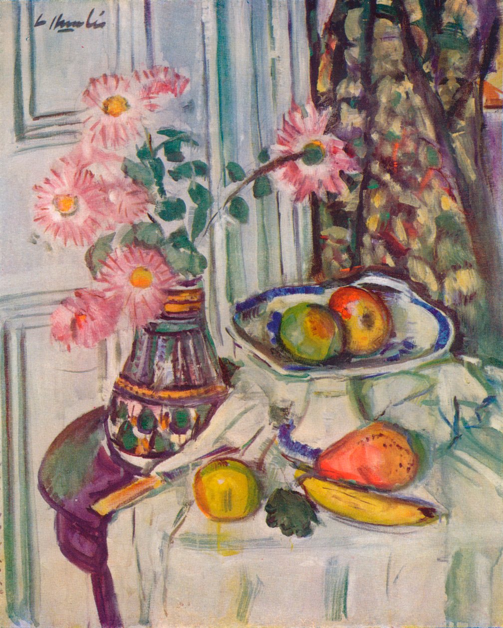Stilleben, c1930 av George Leslie Hunter